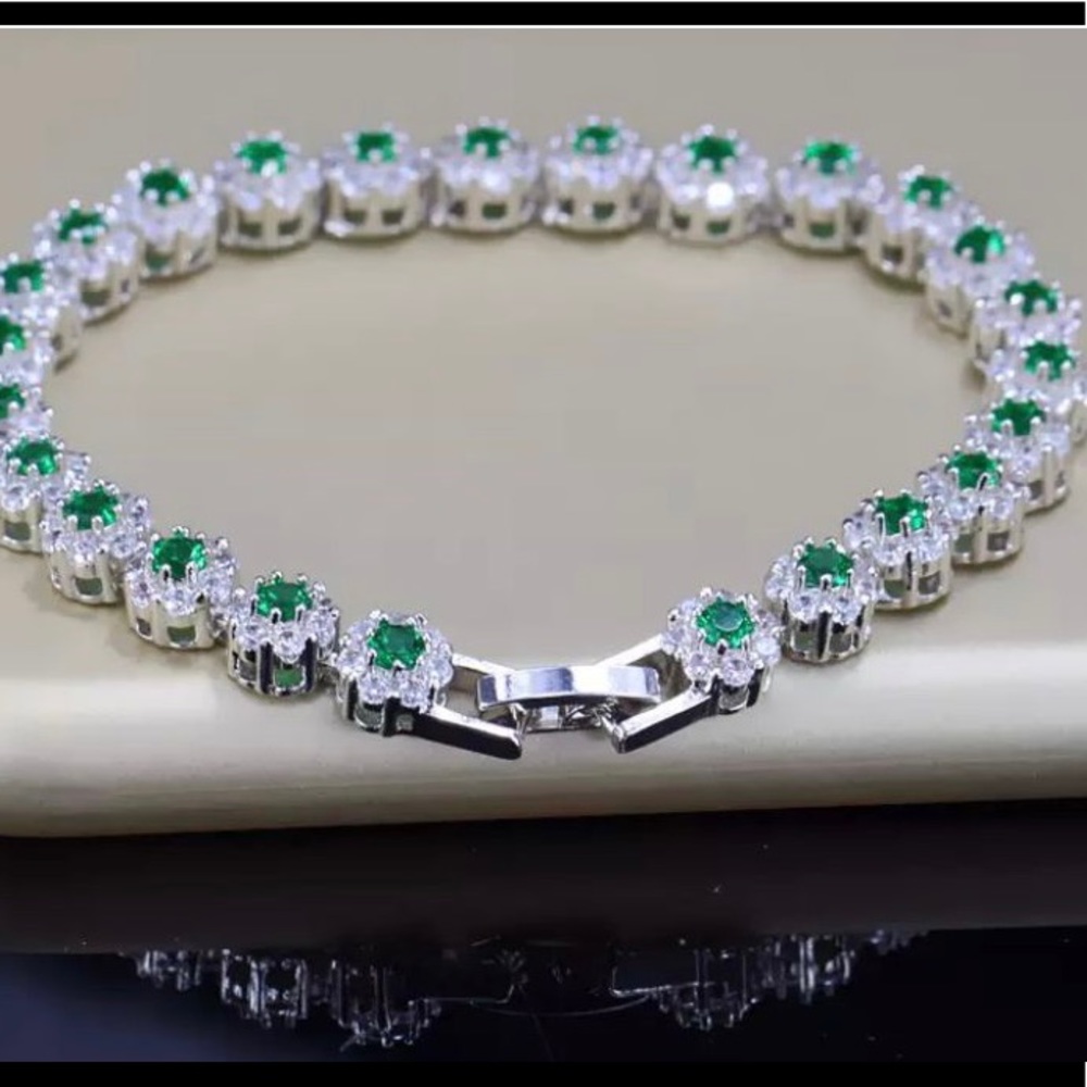 Bracelets with cubic zirconia stone brides party